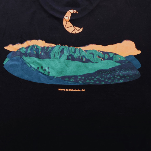 Camiseta Morro do Cabeludo - Coleção Montanhas Lunáticas